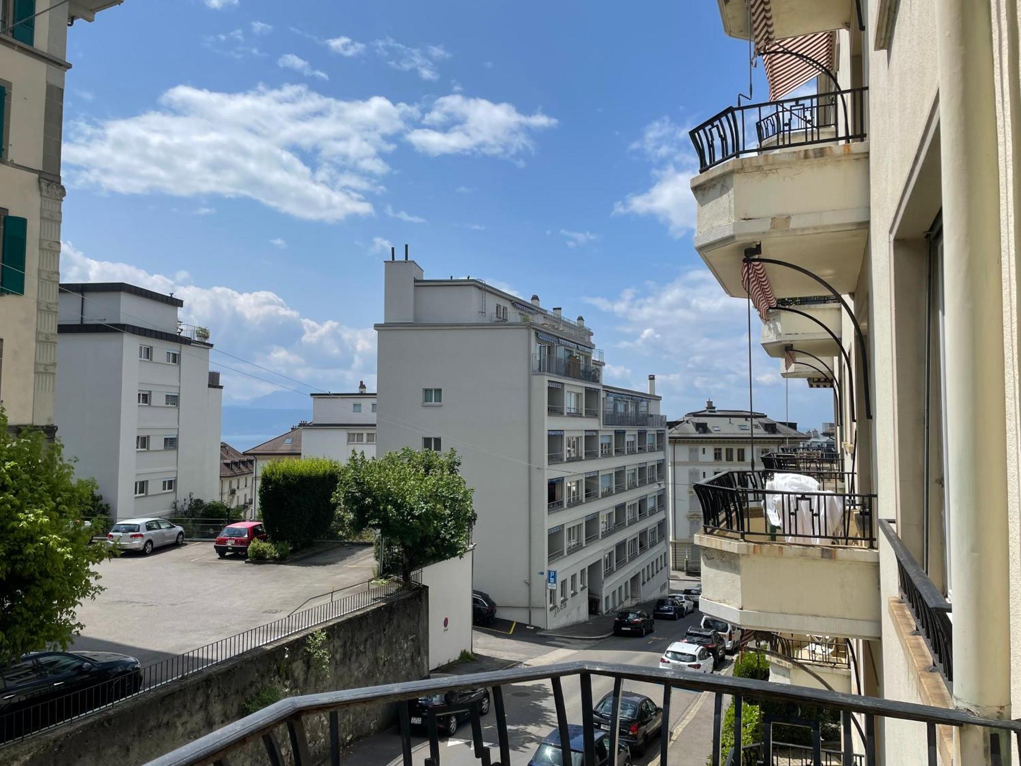 Proche De La Gare De Lausanne Exteriör bild